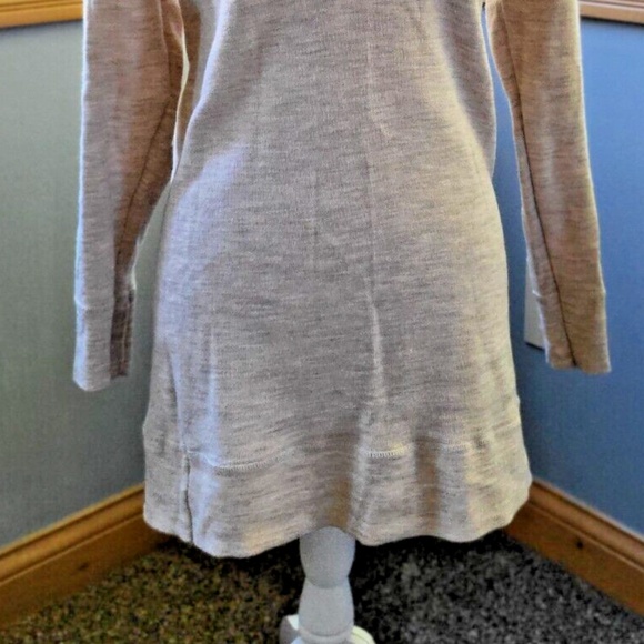 Vintage Maglificio di Tollegno Bisque merino wool Knit Dress Sz 6 ~Made in Italy - Picture 2 of 7